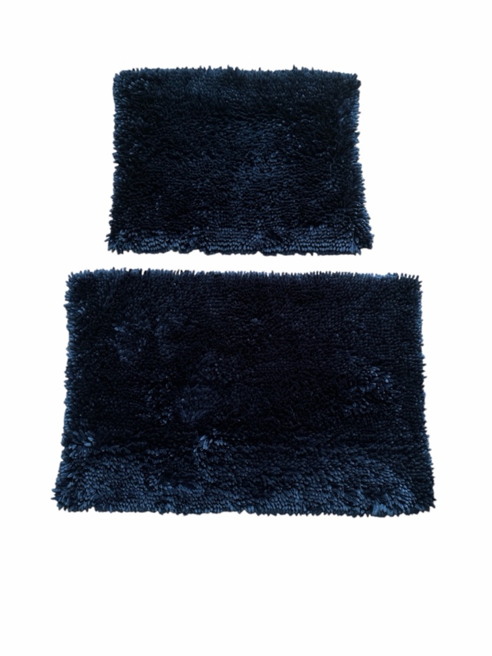 New Navy Bath Rug Set